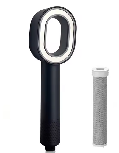 Marévie One Duschkopf mit 1 Filter – Schwarz